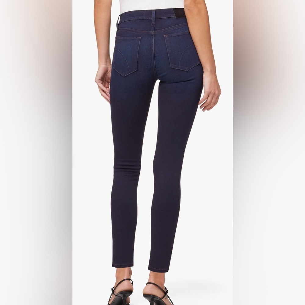 Joe’s THE ICON Stretch Mid Rise Skinny Ankle, Dark Wash, Size 30 - Picture 2 of 13